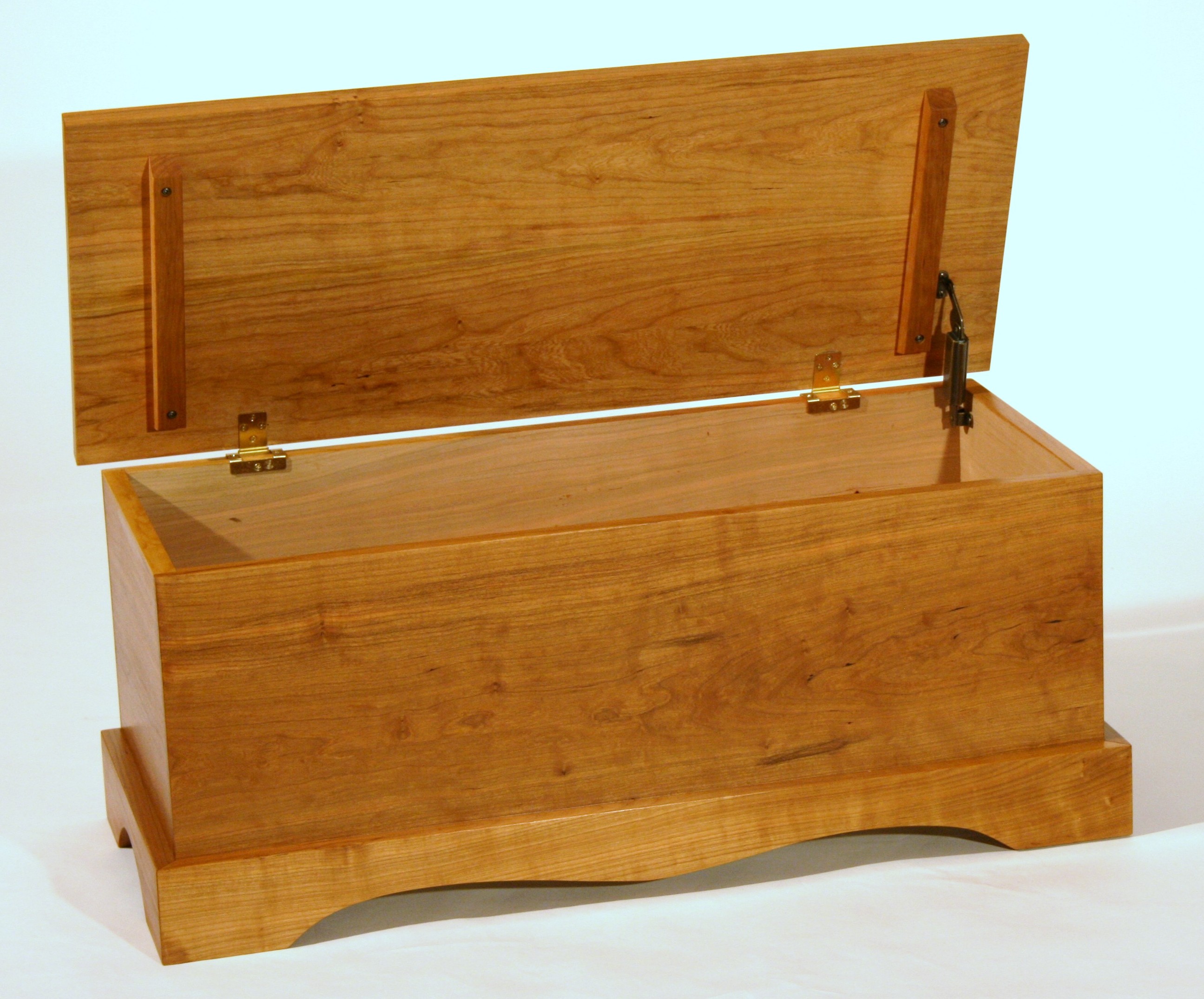 Small solid cherry chest